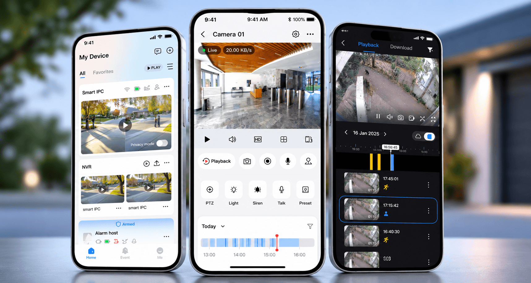 CCTV mobile app access that depends on clear account ownership and permissions