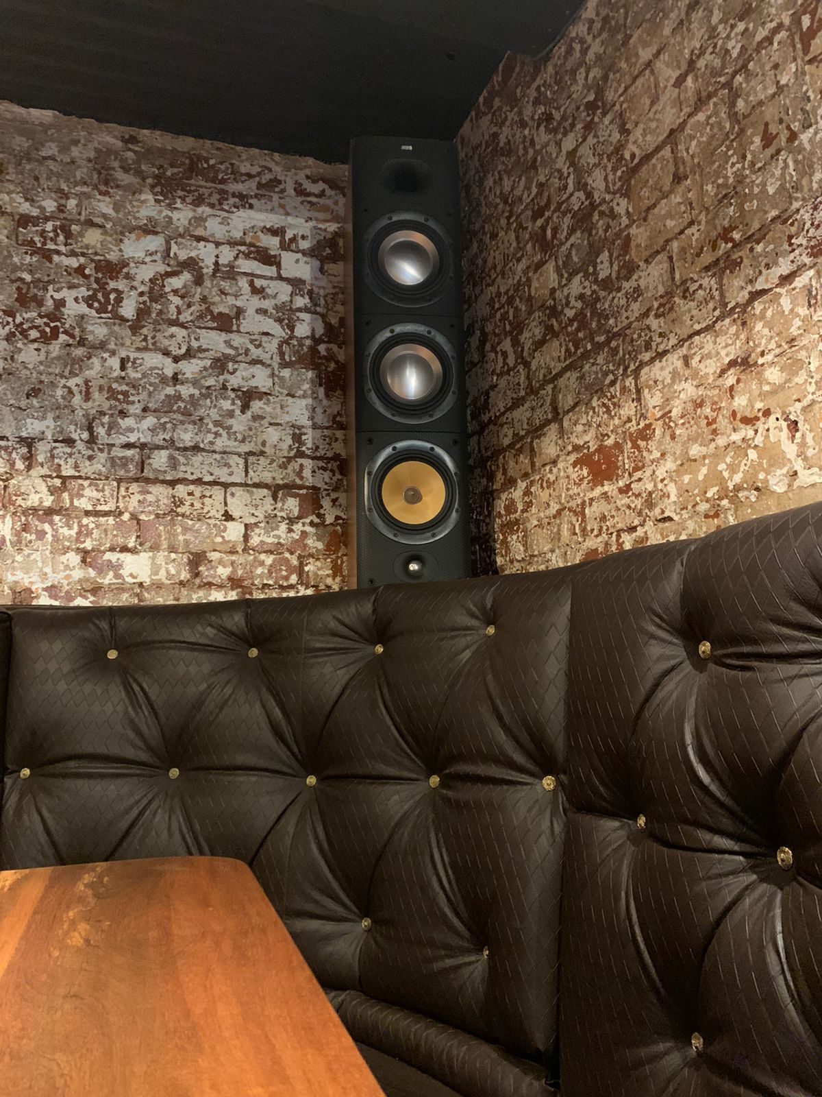 Multiroom audio panel and speaker selection in the DG Technologies showroom