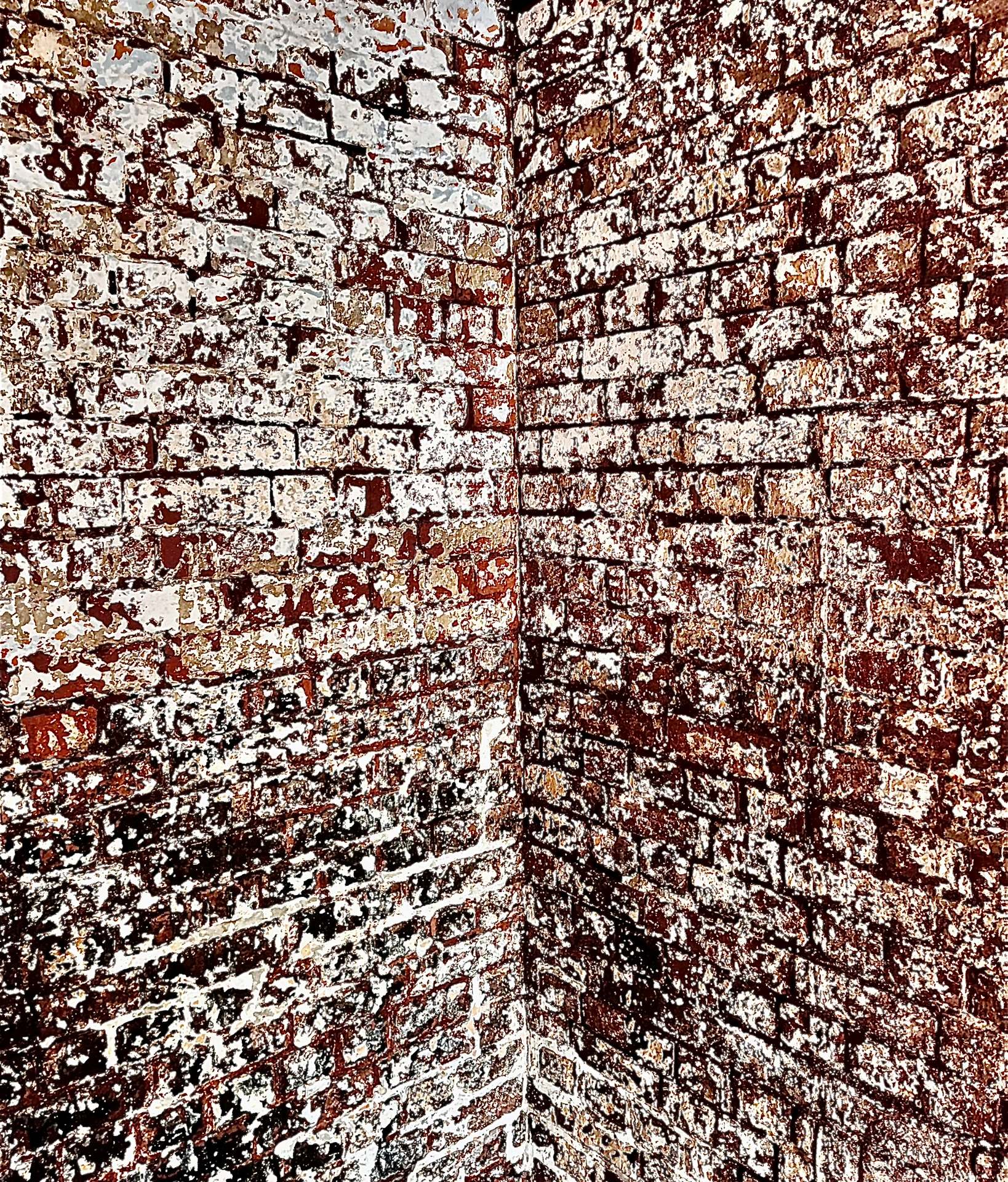 DG Technologies heritage entertainment room build detail: Original Brickwork Revealed Under Plaster