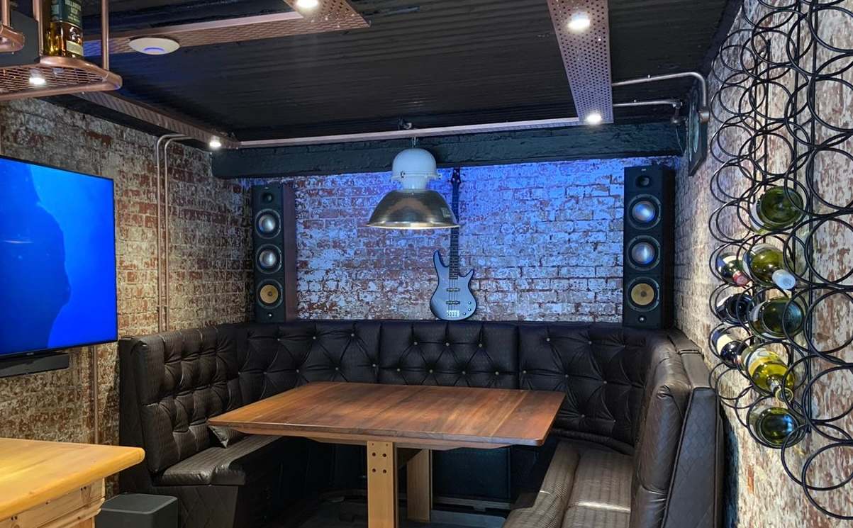 DG Technologies heritage entertainment room build detail: Heritage Entertainment Room Nearing Completion