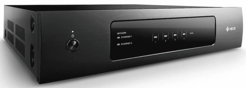 Denon HEOS amplifier used for a multiroom audio installation