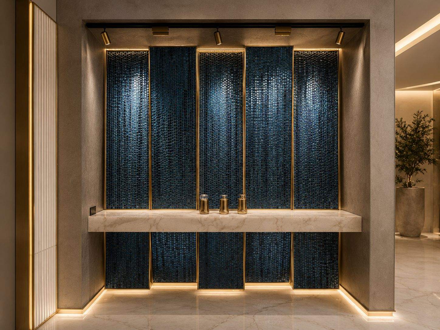 Durban residential project architectural lighting scene