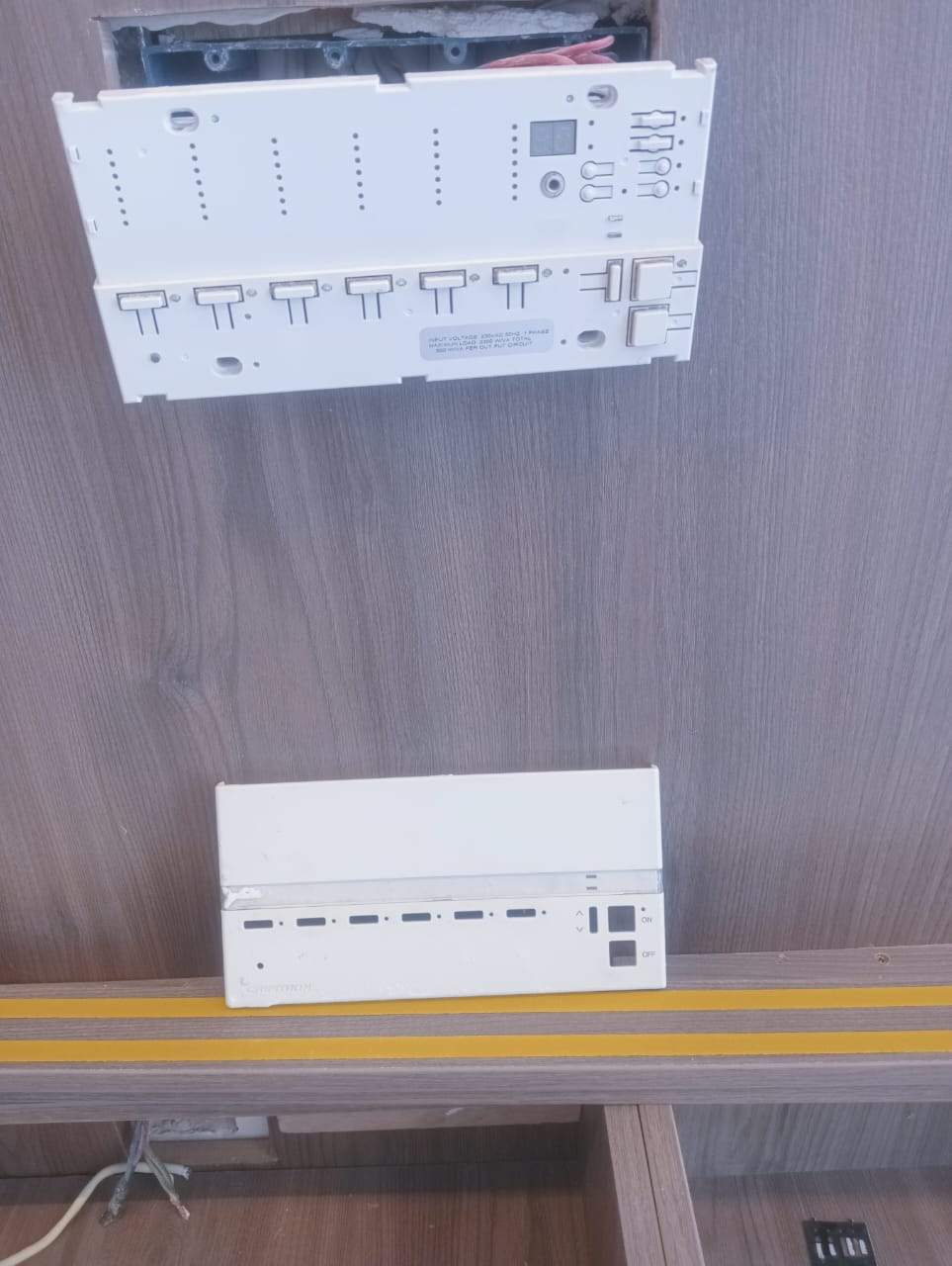 Removed legacy Crestron control assemblies during work at The Pearls of Umhlanga
