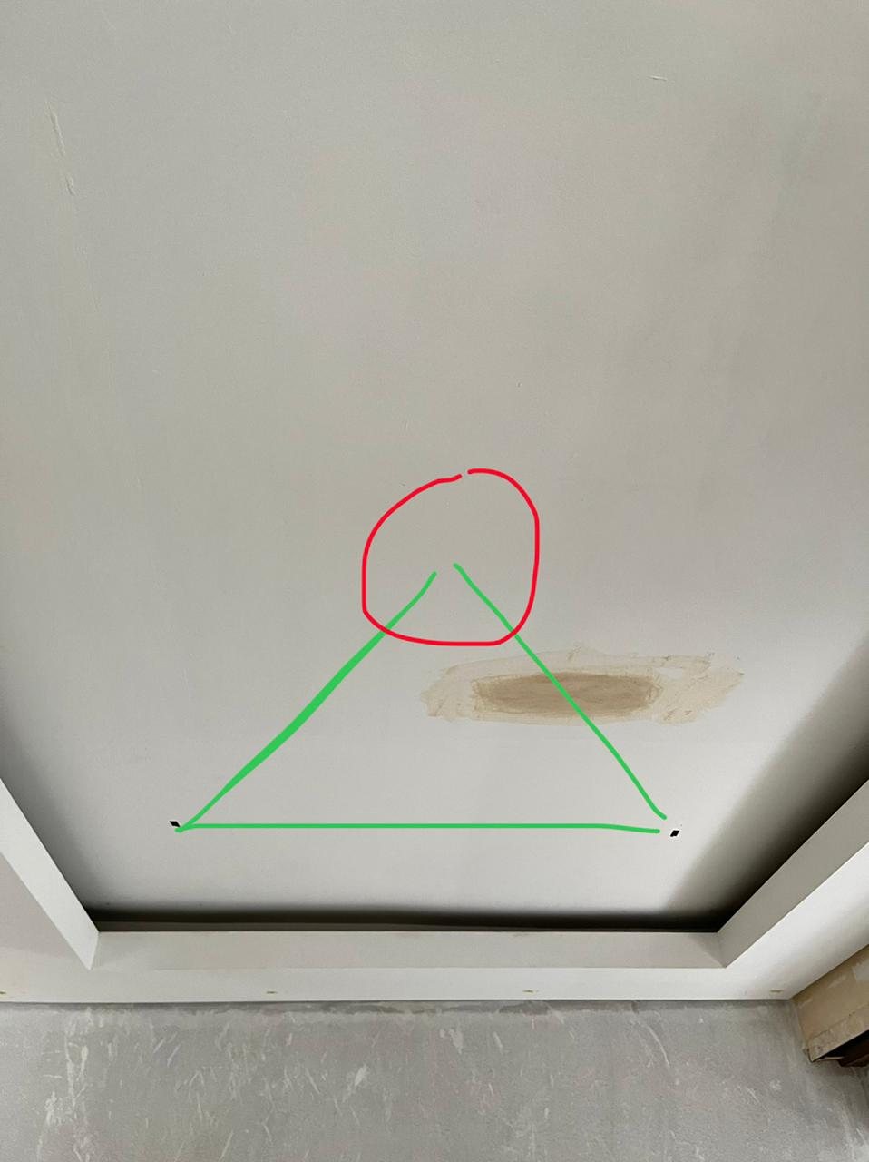 Ceiling speaker positions aligned with downlights in a Mount Edgecombe home