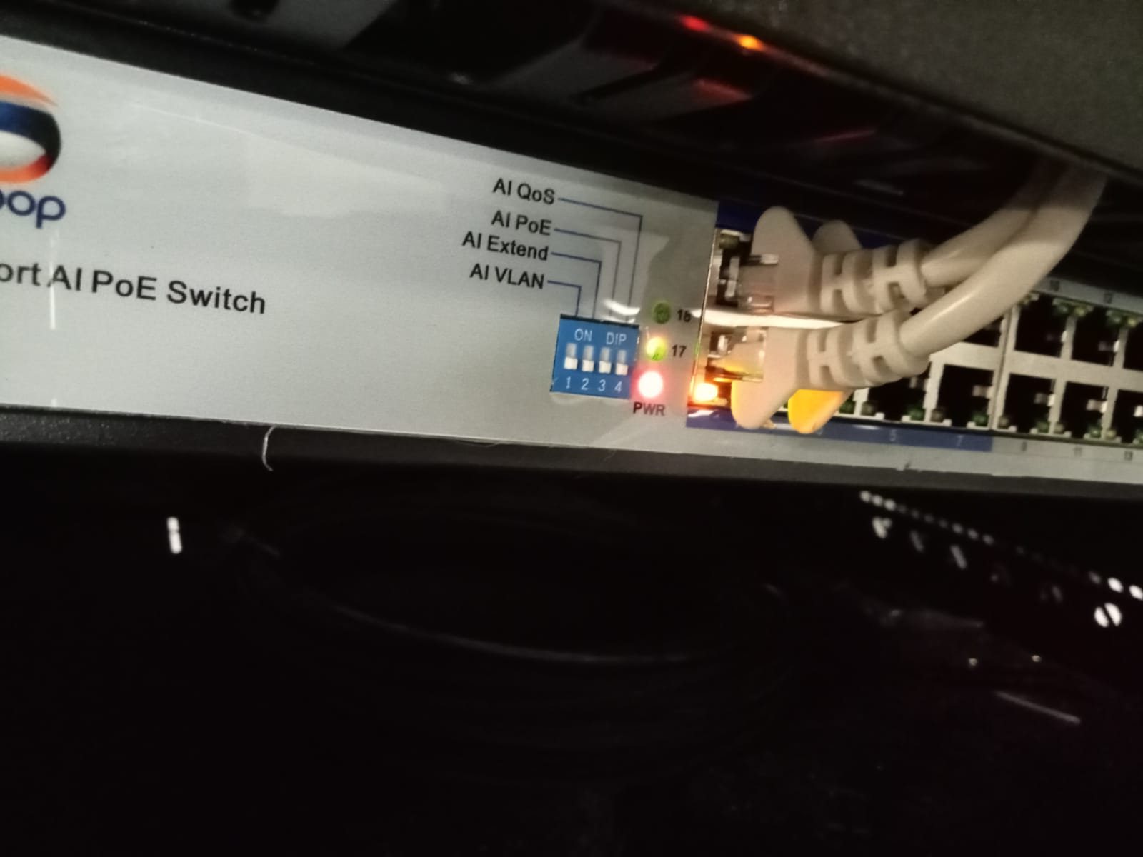 Low-voltage cabling and wall points before final finishing