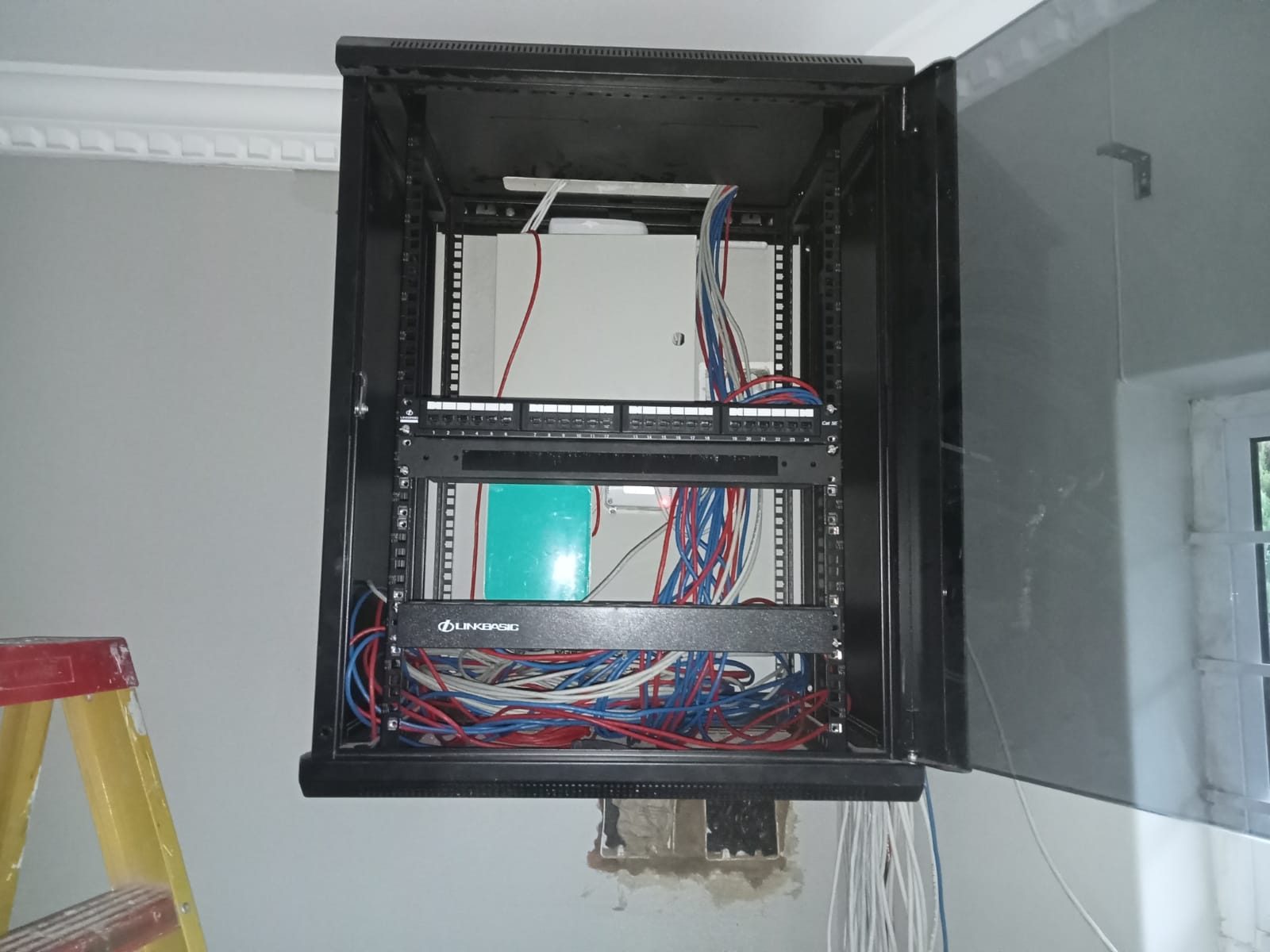 planning cabinet cabling first fit during construction