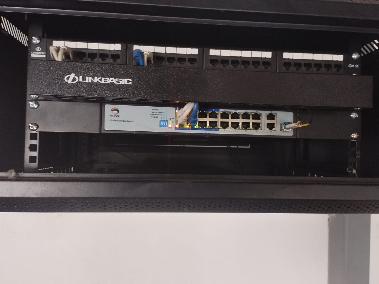 cctv fibre rack general