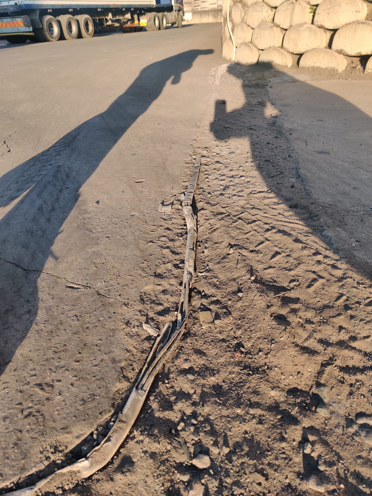 Broken cable
