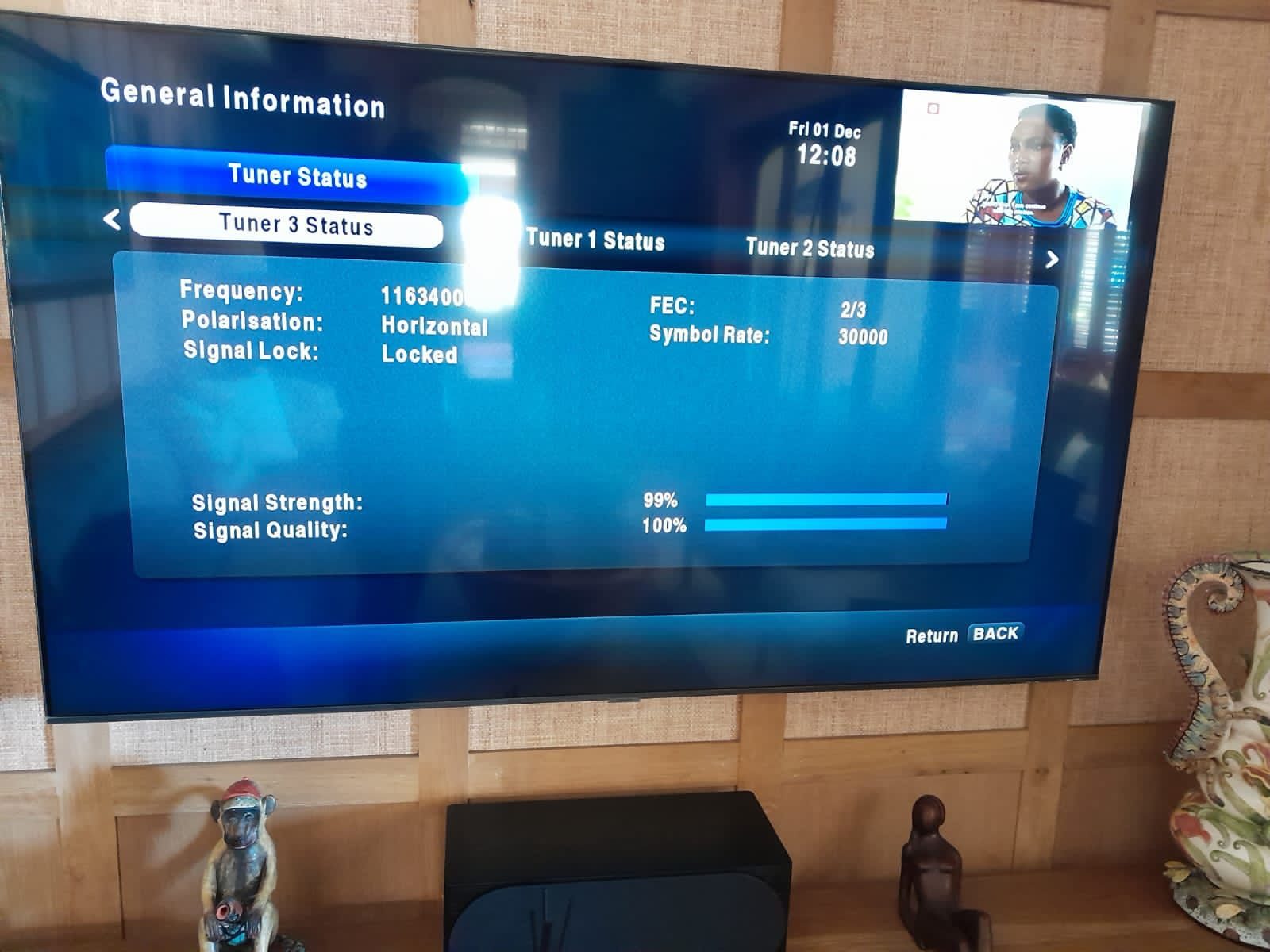random tv install testing dstv signal